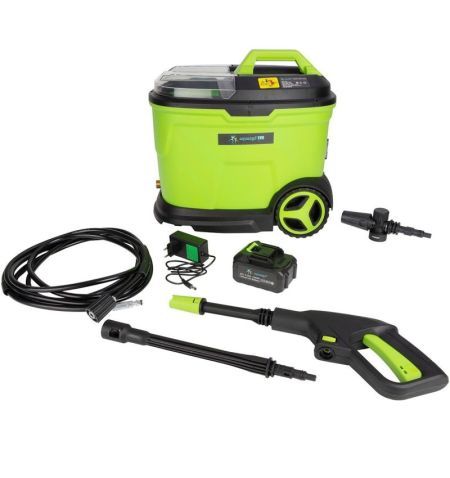 Tlakový vodní čistič / vysokotlaká myčka Aqua2go Evo - Li-Ion akumulátor 5.2Ah / nádrž 21l / 60bar / příslušenství | Filson S...