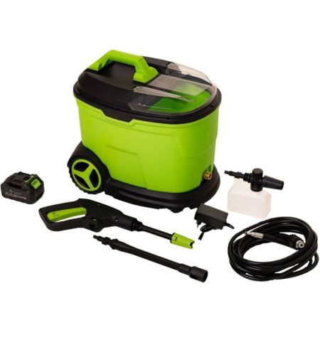 Tlakový vodní čistič / vysokotlaká myčka Aqua2go Evo - Li-Ion akumulátor 5.2Ah / nádrž 21l / 60bar / příslušenství | Filson S...