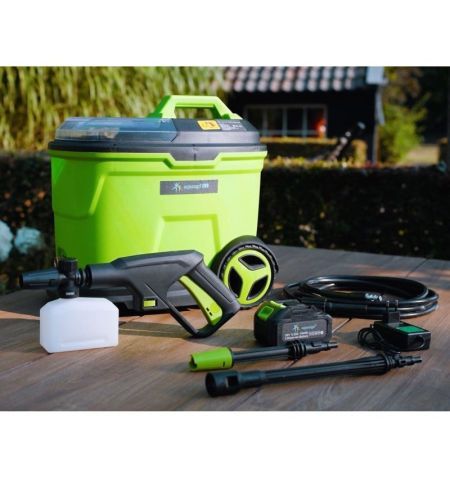 Tlakový vodní čistič / vysokotlaká myčka Aqua2go Evo - Li-Ion akumulátor 5.2Ah / nádrž 21l / 60bar / příslušenství | Filson S...