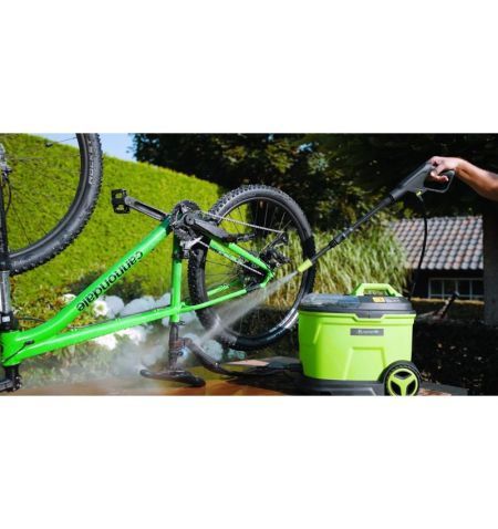 Tlakový vodní čistič / vysokotlaká myčka Aqua2go Evo - Li-Ion akumulátor 5.2Ah / nádrž 21l / 60bar / příslušenství | Filson S...