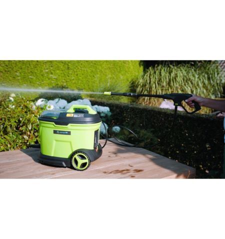 Tlakový vodní čistič / vysokotlaká myčka Aqua2go Evo - Li-Ion akumulátor 5.2Ah / nádrž 21l / 60bar / příslušenství | Filson S...