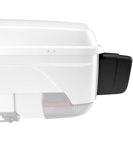 Zadní box / základna / bočnice na nosič na tažné zařízení MFT BackBox Schwarz - objem 300l / uzamykací / lesklý černý | Filso...
