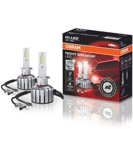 Autožárovky Osram Night Breaker LED H1 12V 16W P14.5s krabička 2ks Schváleno pro ČR