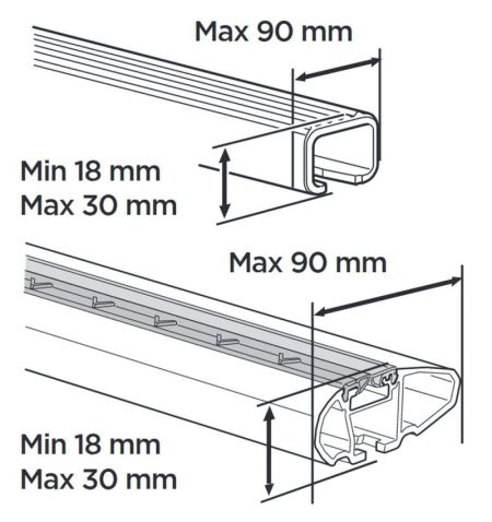 Střešní box Thule Motion 3 L - objem 450l / oboustranné otevírání / titanový lesklý | Filson Store
