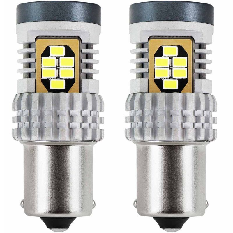 Žárovka LED diodová 12/24V / BA15S P21W / bílá / 24x LED 3020SMD / Canbus