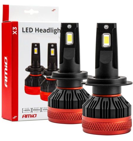 Žárovky LED diodové H7 X3-Series 9-16V / bíá / 9900lm / Canbus / pár | Filson Store