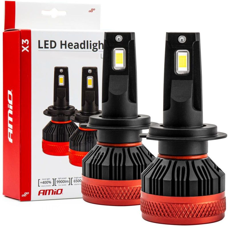 Žárovky LED diodové H8 / H9 / H11 X3-Series 9-16V / 9900lm / Canbus / pár