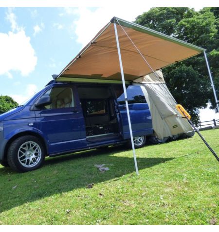 Markýza výsuvná na karavan / obytné auto / dodávku / osobní auto 200x250cm - písková | Filson Store