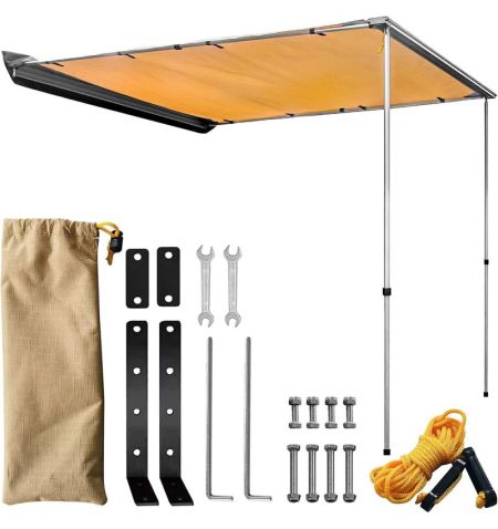 Markýza výsuvná na karavan / obytné auto / dodávku / osobní auto 200x250cm - písková | Filson Store