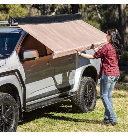 Markýza výsuvná na karavan / obytné auto / dodávku / osobní auto 200x250cm - písková | Filson Store