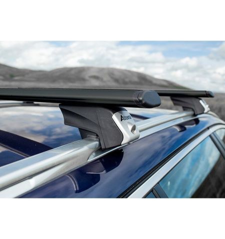 Příčníky na integrované podélníky Atera Signo RTD 137cm - aluminium / uzamykatelné / černé / pár | Filson Store