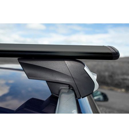 Příčníky na integrované podélníky Atera Signo RTD 137cm - aluminium / uzamykatelné / černé / pár | Filson Store