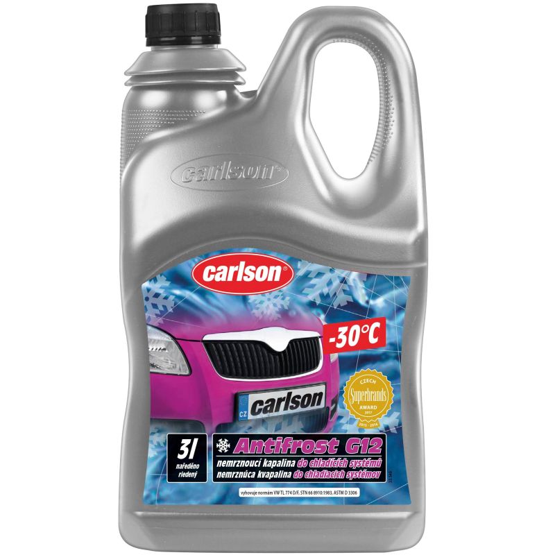 Levně Chladící kapalina G12 Carlson Antifrost 3l Readymix -30°C