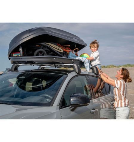 Střešní box Hapro Explorer 400 - objem 420l / oboustranné otevírání / antracit | Filson Store Střešní box Hapro Explorer 400 - objem 420l / oboustranné otevírání / antracit | Filson Store