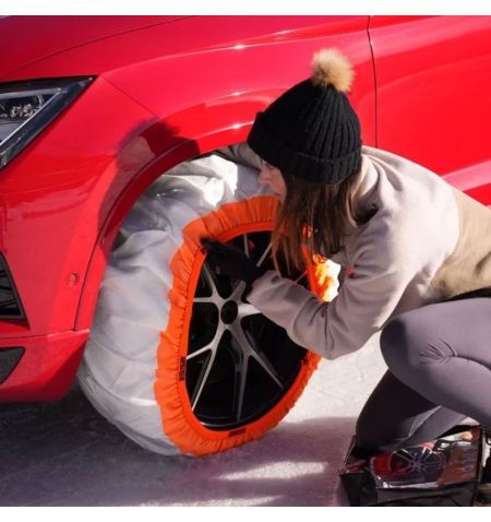 Sněhové řetězy / textilní návleky Isse Super - velikost 74 / celoevropská norma pro horské oblasti EN16662-1 Önorm V5121 | Fi...