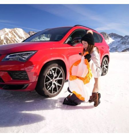 Sněhové řetězy / textilní návleky Isse Super - velikost 74 / celoevropská norma pro horské oblasti EN16662-1 Önorm V5121 | Fi...