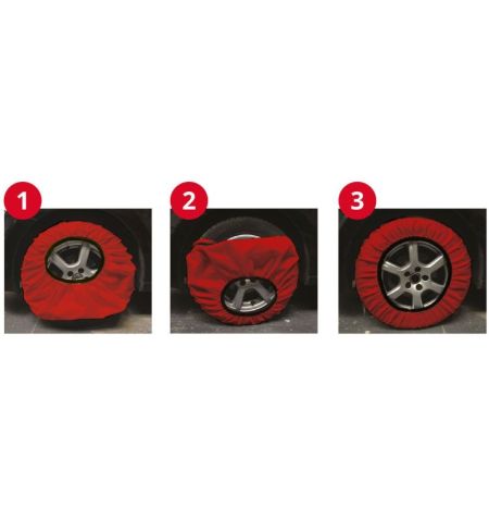 Sněhové řetězy / textilní návleky Amio - velikost XXL / celoevropská norma pro horské oblasti EN16662-1 Önorm V5121 | Filson ...