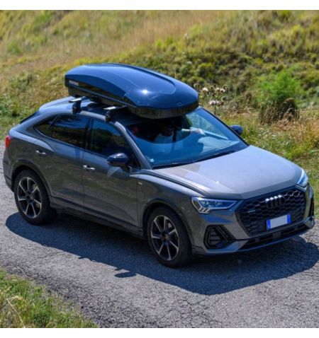 Střešní box Menabo Satellite 550 Black Glossy Duo - objem 550l / oboustranné otevírání / lesklý černý | Filson Store