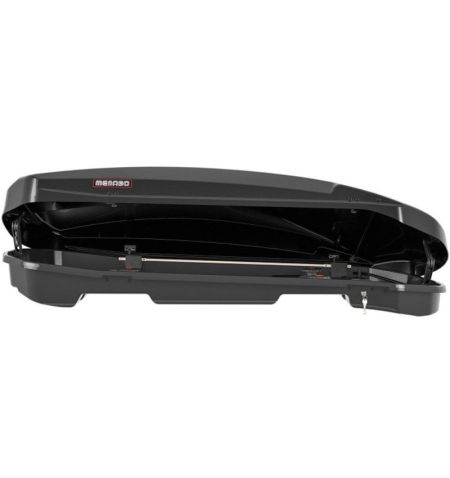 Střešní box Menabo Satellite 550 Black Glossy Duo - objem 550l / oboustranné otevírání / lesklý černý | Filson Store