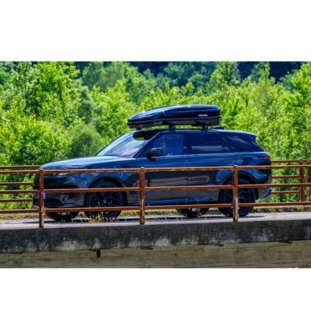 Střešní box Menabo Satellite 600 Black Glossy Duo - objem 600l / oboustranné otevírání / lesklý černý | Filson Store