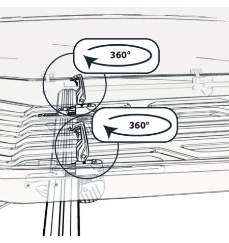 Střešní box GPRapture - objem 520l / oboustranné otevírání / černá lesklá | Filson Store Střešní box GPRapture - objem 520l / oboustranné otevírání / černá lesklá | Filson Store