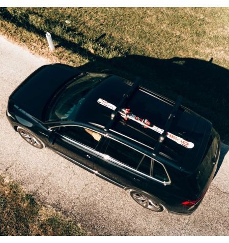 Střešní nosič lyží a snowboardů GP Tally M - na 4 páry lyží / 2 snowboardy / uzamykací / zvýšený / aluminium / černý | Filson... Střešní nosič lyží a snowboardů GP Tally M - na 4 páry lyží / 2 snowboardy / uzamykací / zvýšený / aluminium / černý | Filson...