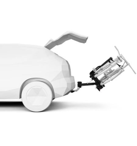 Nosič na tažné zařízení na 2 kola / elektrokola Thule EasyFold 3 - sklopný skládací | Filson Store