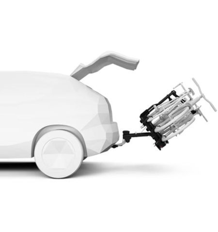 Nosič na tažné zařízení na 3 kola / elektrokola Thule EasyFold 3 - sklopný skládací | Filson Store