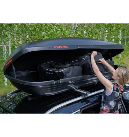 Střešní box Kamei Fosco 540 - objem 540l / oboustranné otevírání / černý matný | Filson Store