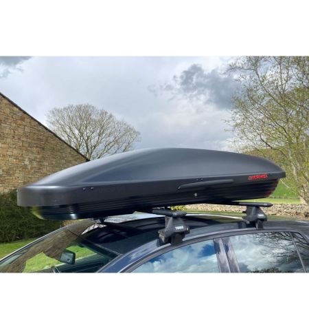 Střešní box Kamei Fosco 540 - objem 540l / oboustranné otevírání / černý matný | Filson Store