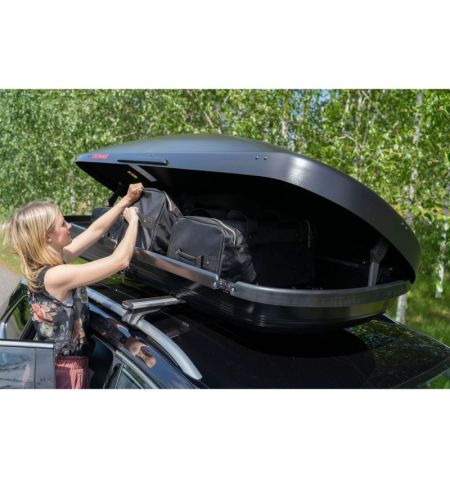 Střešní box Kamei Fosco 540 - objem 540l / oboustranné otevírání / černý matný | Filson Store