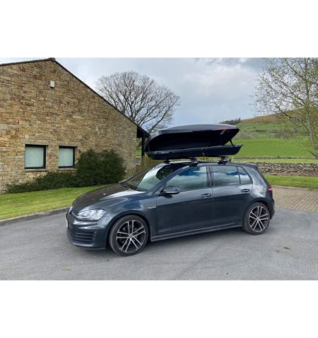 Střešní box Kamei Fosco 540 - objem 540l / oboustranné otevírání / černý matný | Filson Store