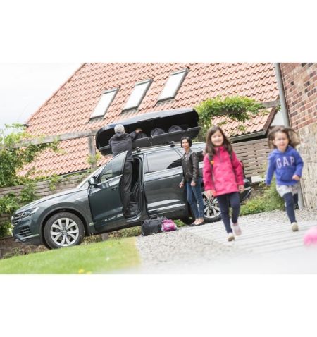 Střešní box Kamei Fosco 540 - objem 540l / oboustranné otevírání / černý matný | Filson Store