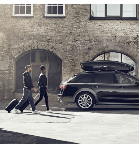 Střešní box Thule Motion XT Alpine Black Glossy - objem 450l / oboustranné otevírání / lesklý černý | Filson Store