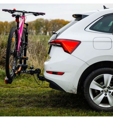 Nosič na tažné zařízení na 1 kolo / elektrokolo TMK Fly 01 oranžový - skládací / vak pro uskladnění | Filson Store Nosič na tažné zařízení na 1 kolo / elektrokolo TMK Fly 01 oranžový - skládací / vak pro uskladnění | Filson Store