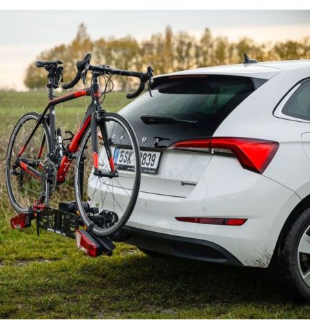 Nosič na tažné zařízení na 1 kolo / elektrokolo TMK Fly 01 oranžový - skládací / vak pro uskladnění | Filson Store Nosič na tažné zařízení na 1 kolo / elektrokolo TMK Fly 01 oranžový - skládací / vak pro uskladnění | Filson Store