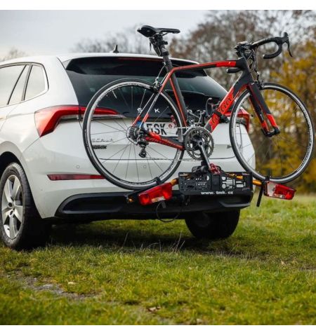 Nosič na tažné zařízení na 1 kolo / elektrokolo TMK Fly 01 oranžový - skládací / vak pro uskladnění | Filson Store Nosič na tažné zařízení na 1 kolo / elektrokolo TMK Fly 01 oranžový - skládací / vak pro uskladnění | Filson Store