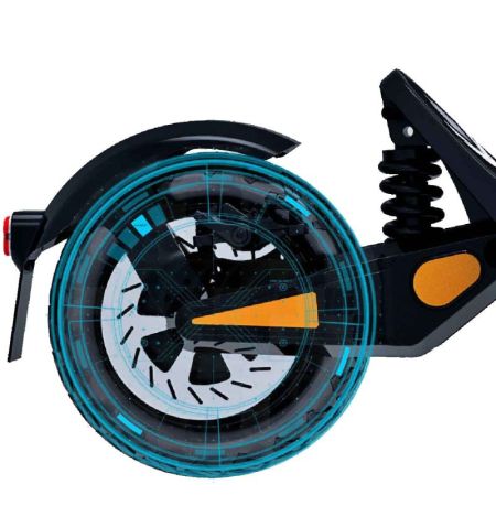 Koloběžka elektrická / elektrokoloběžka Aroso DT06 Single - 1 motor 1900W / Li-Ion aku 60V 18.2Ah / odpružená / černá | Filso...
