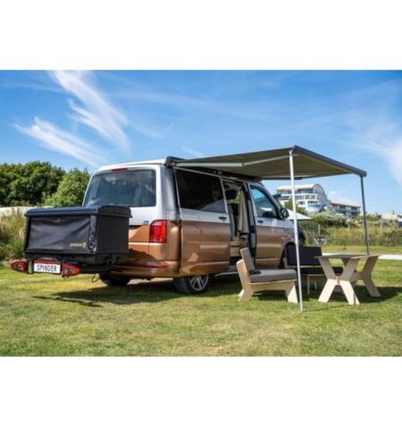 Nosič na tažné zařízení - základna / platforma s boxem 550l na zavazadla Spinder SB3 / BX1 Transport box | Filson Store