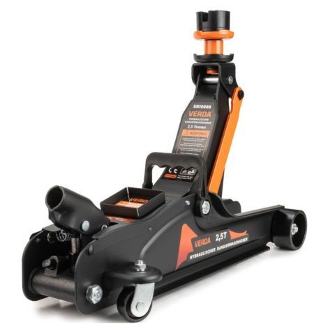 Hever hydraulický - pojízdný 2500kg / nízkoprofilový 86-365mm / 3x gumová podložka / rukavice / kufr | Filson Store