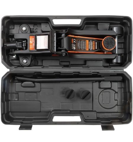 Hever hydraulický - pojízdný 2500kg / nízkoprofilový 86-365mm / 3x gumová podložka / rukavice / kufr | Filson Store