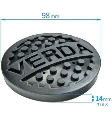 Guma pod prahy vozidla na hever / podložka pryžová ochranná - průměr 98mm / výška 20mm | Filson Store