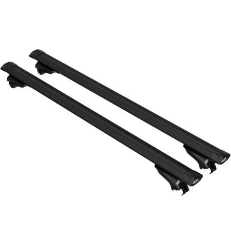 Příčníky na integrované podélníky GP Balance 130cm - aluminium / uzamykatelné / aero křídlo / černé / rozšiřující sada | Fils...