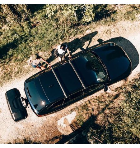 Příčníky na integrované podélníky GP Balance 130cm - aluminium / uzamykatelné / aero křídlo / černé / rozšiřující sada | Fils... Příčníky na integrované podélníky GP Balance 130cm - aluminium / uzamykatelné / aero křídlo / černé / rozšiřující sada | Fils...