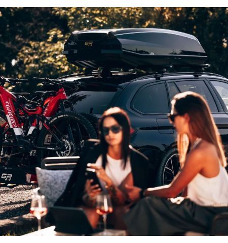 Příčníky na integrované podélníky GP Balance 110cm - aluminium / uzamykatelné / aero křídlo / černé / rozšiřující sada | Fils...