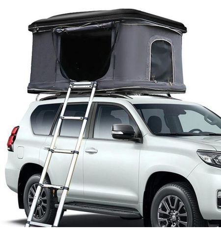 Střešní autostan Aroso Eifel pro 2 osoby - s ABS skořepinou / černý / šedá plachta | Filson Store
