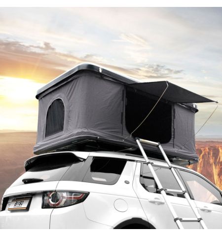 Střešní autostan Aroso Eifel pro 2 osoby - s ABS skořepinou / černý / šedá plachta | Filson Store