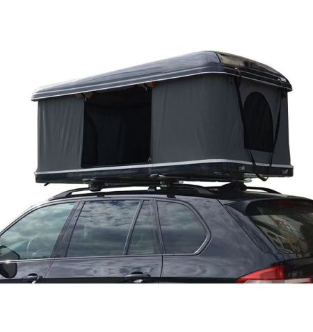 Střešní autostan Aroso Eifel pro 2 osoby - s ABS skořepinou / černý / šedá plachta | Filson Store