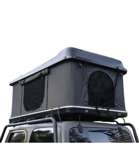 Střešní autostan Aroso Eifel pro 2 osoby - s ABS skořepinou / černý / šedá plachta | Filson Store