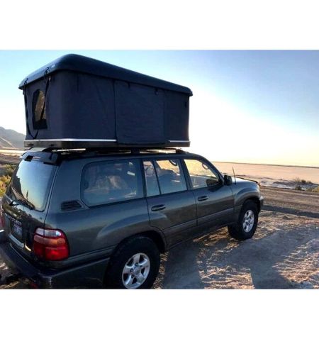 Střešní autostan Aroso Eifel pro 2 osoby - s ABS skořepinou / černý / šedá plachta | Filson Store